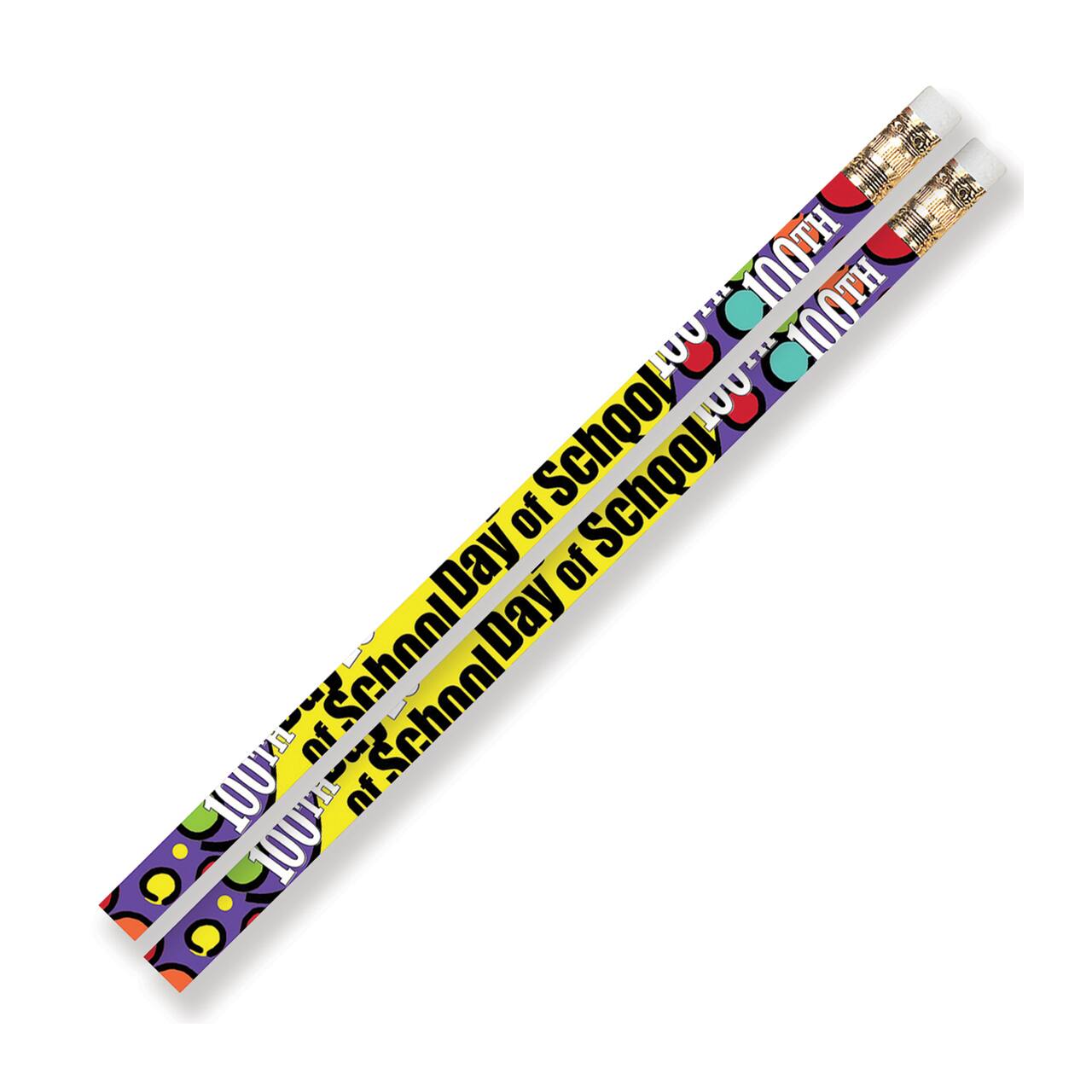 Musgrave Pencil 100th Day Of School Motivational Pencils, 144 Pack